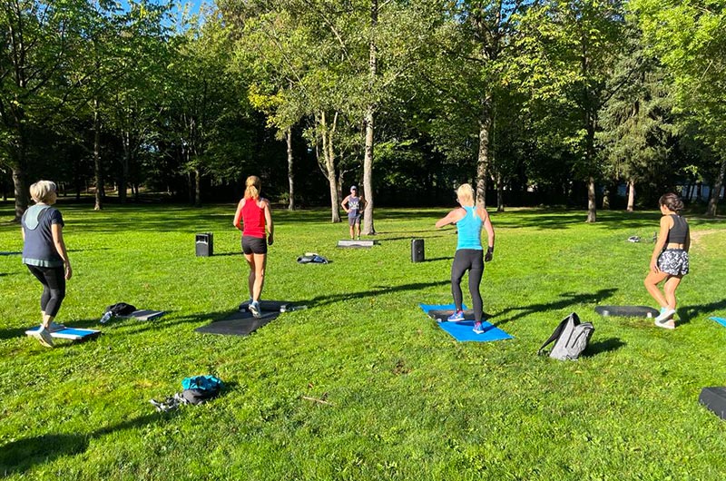 Ateliers sportifs Hibiscus Hatch & Perf en partenariat avec l'Institut pasteur de Lille.